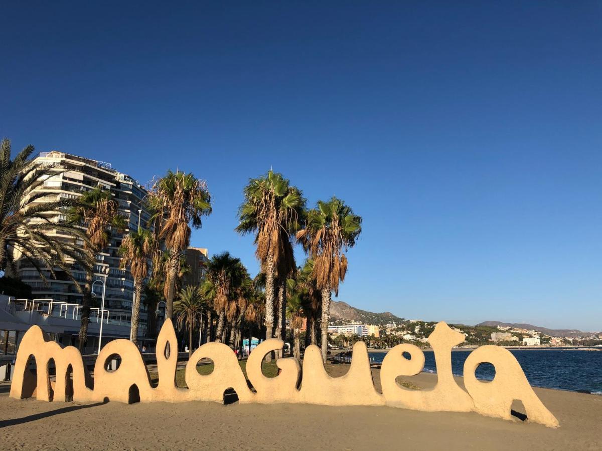 Malaga Playa Centro Ideal Familia Y Amigos מראה חיצוני תמונה